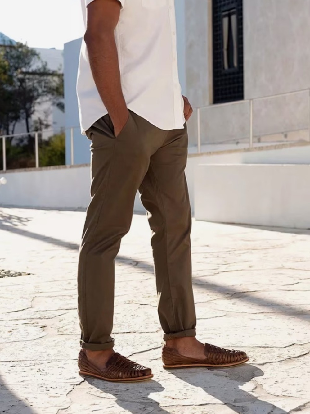 Nisolo Mens Huarache Sandals